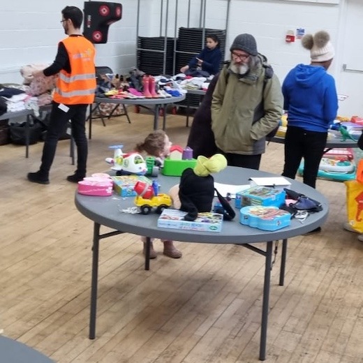 Donation Day volunteers